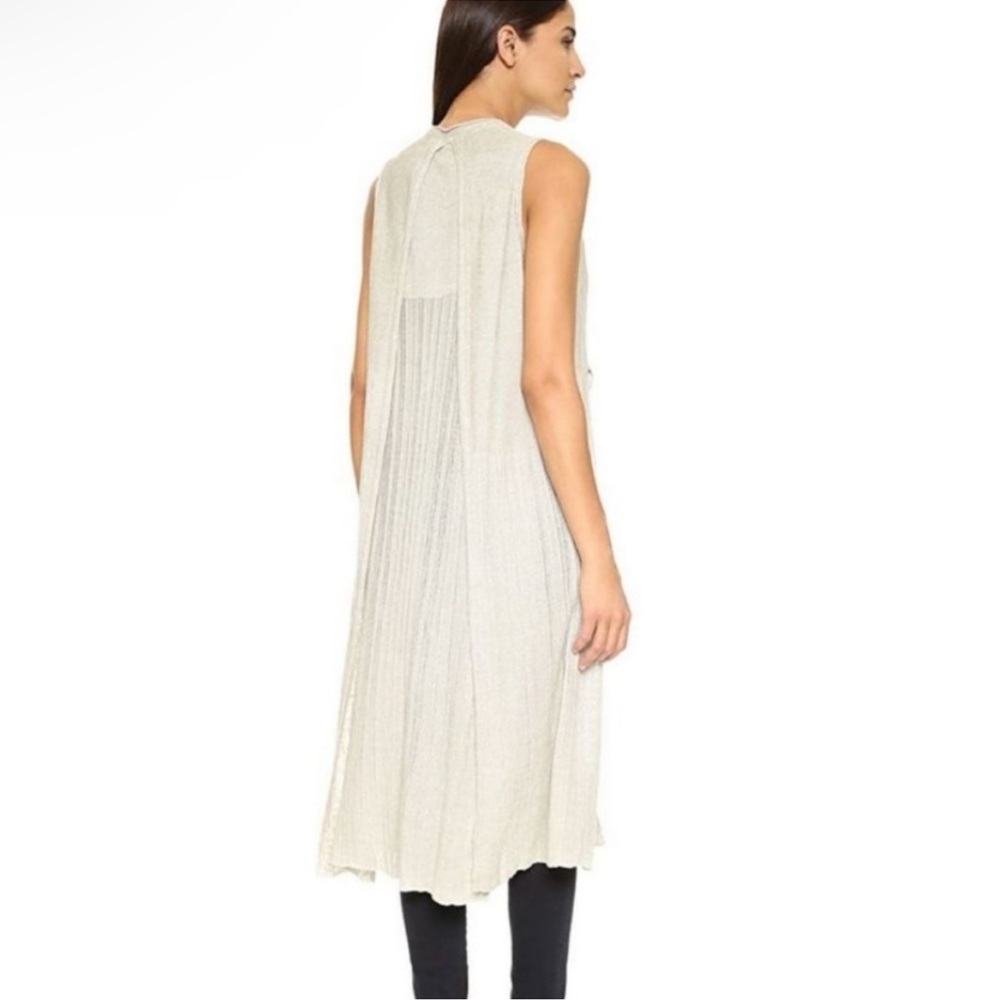 NWT Free People Baja Escape Sleeveless Duster cardigan, Sz Medium, Retail $128